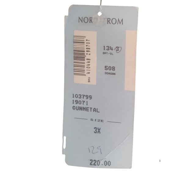 💎 Adrianna Papell Evening Jacket Women’s 3X NWT – Gunmetal Beaded Open Front - Picture 5 of 5